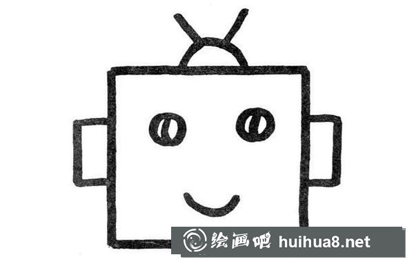 機(jī)器人簡(jiǎn)筆畫(huà)圖片
