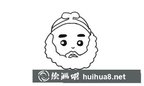 沙僧簡筆畫的畫法步驟圖片