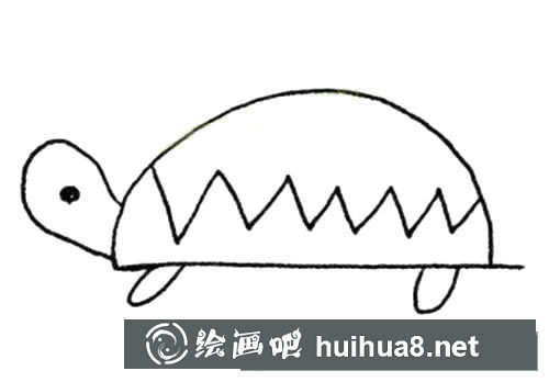 簡(jiǎn)單的烏龜簡(jiǎn)筆畫(huà)圖片大全