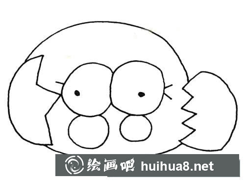 小雞的簡筆畫圖片