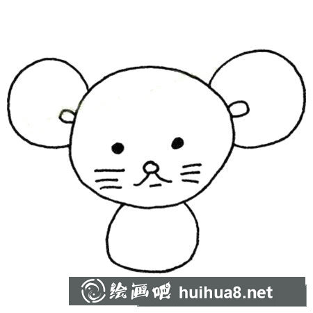 簡筆畫老鼠的畫法