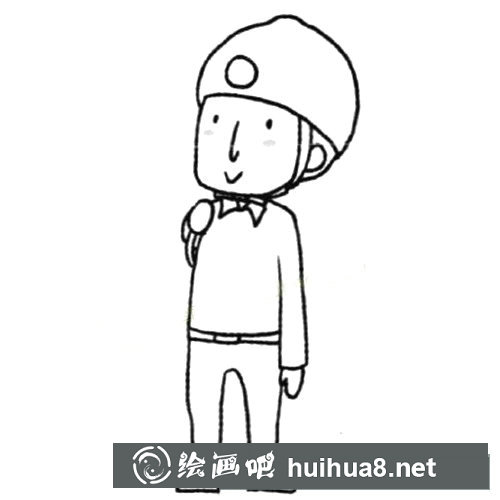 工人簡筆畫