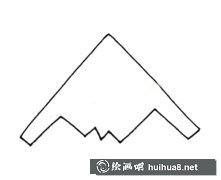 飛機輪廓簡筆畫素材分享