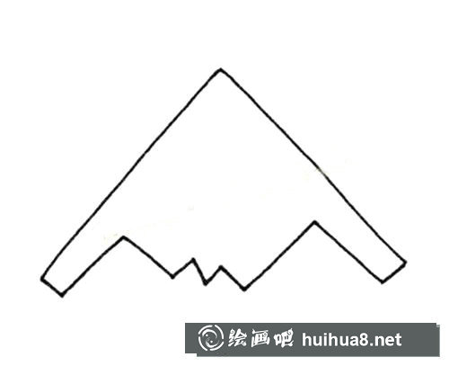 簡單的飛機輪廓簡筆畫圖片素材