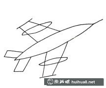兒童學(xué)畫簡(jiǎn)單戰(zhàn)斗機(jī)