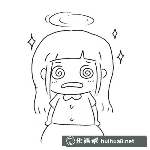暈頭轉(zhuǎn)向的小女孩