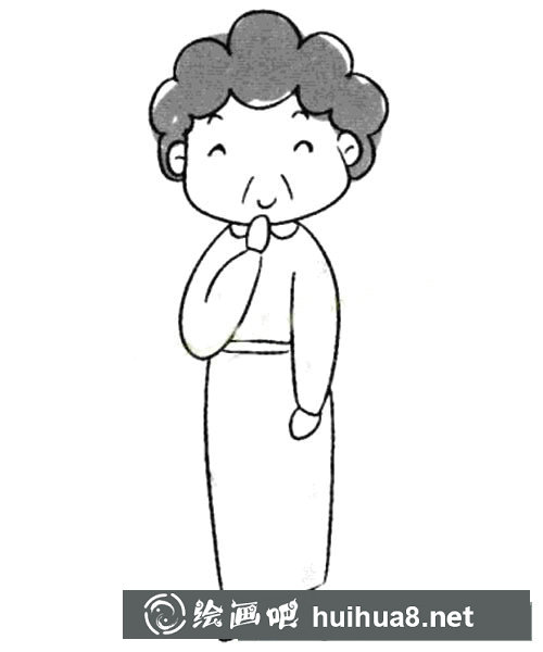 老奶奶簡(jiǎn)筆畫(huà)
