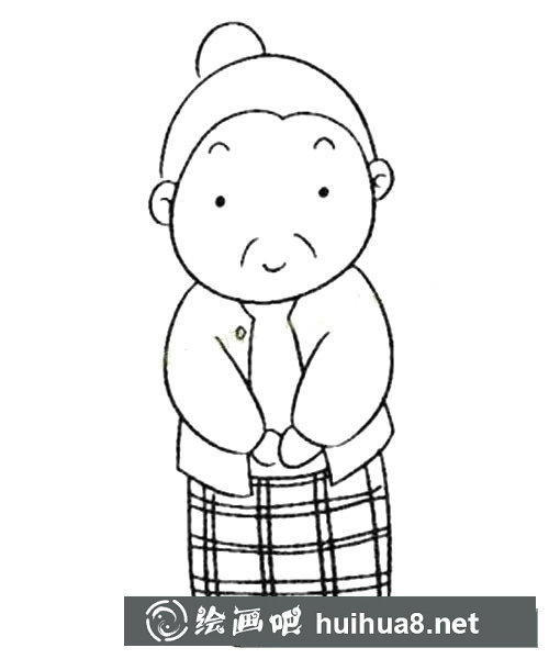 老奶奶簡(jiǎn)筆畫(huà)