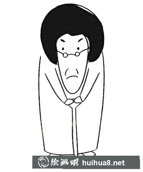 老奶奶簡(jiǎn)筆畫(huà)