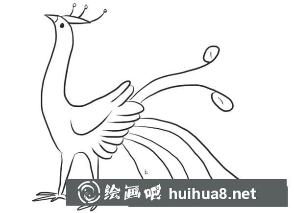 怎么畫孔雀簡(jiǎn)筆畫步驟教程