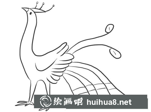 怎么畫孔雀簡(jiǎn)筆畫步驟教程