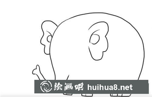 大象簡(jiǎn)筆畫圖片