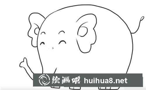大象簡(jiǎn)筆畫圖片