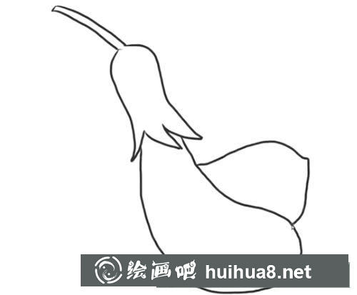 茄子簡筆畫步驟教程