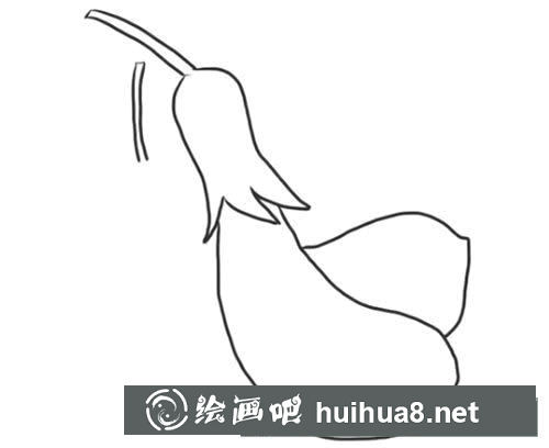 茄子簡筆畫步驟教程