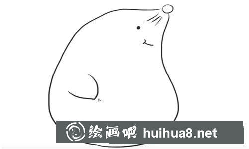 小鼴鼠簡筆畫教程