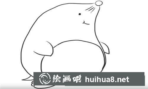 小鼴鼠簡筆畫教程