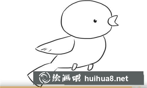 黃鸝鳥(niǎo)怎么畫(huà)簡(jiǎn)筆畫(huà)