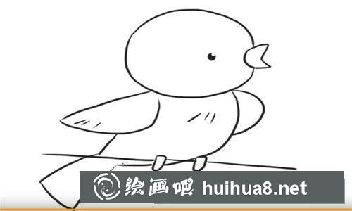 黃鸝鳥(niǎo)怎么畫(huà)簡(jiǎn)筆畫(huà)