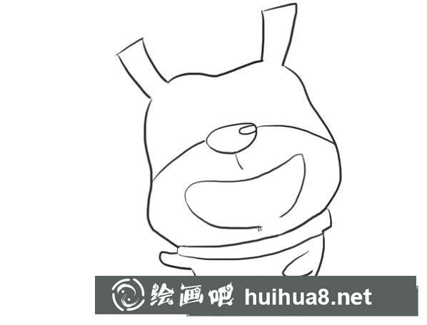卡通小狗簡(jiǎn)筆畫