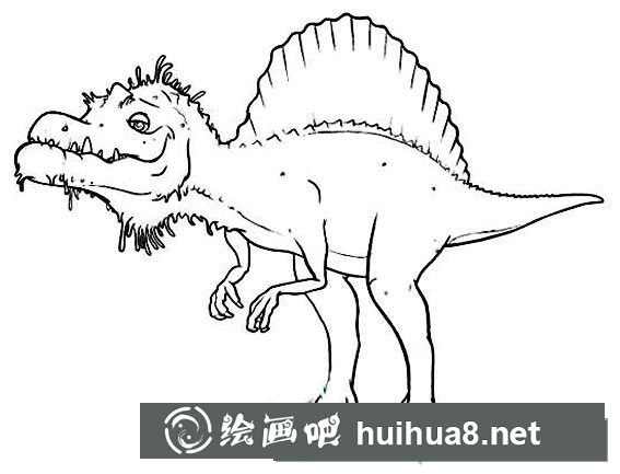 棘龍簡(jiǎn)筆畫