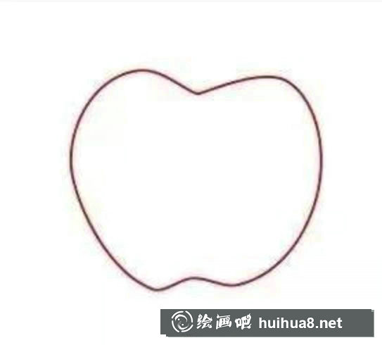 蘋果簡(jiǎn)筆畫的畫法步驟圖解
