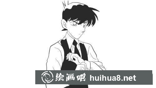 名偵探柯南簡(jiǎn)筆畫(huà)教程 柯南怎么畫(huà)