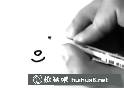 小貓簡筆畫步驟一