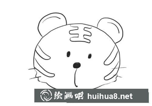 老虎簡筆畫步驟圖解 小老虎簡筆畫圖片