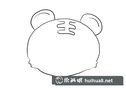 老虎簡筆畫步驟圖解 小老虎簡筆畫圖片