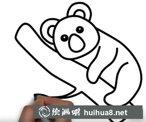 考拉簡(jiǎn)筆畫(huà)圖片
