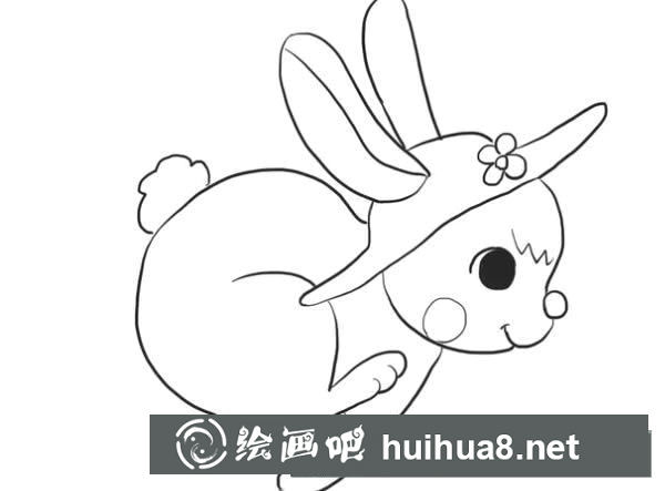 奔跑的兔子簡筆畫教程 奔跑的兔子簡筆畫怎么畫