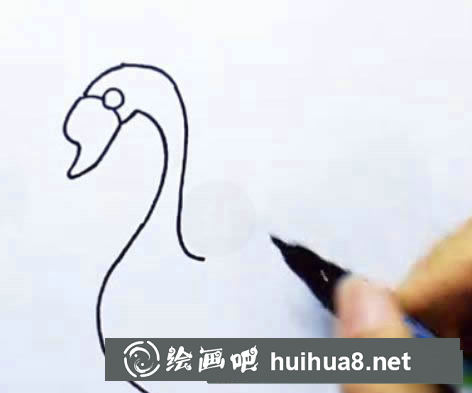 天鵝簡(jiǎn)筆畫(huà)圖解步驟