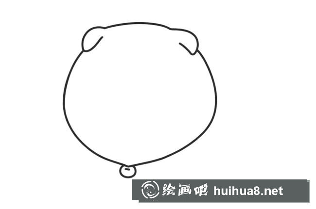 小狗簡筆畫步驟圖片