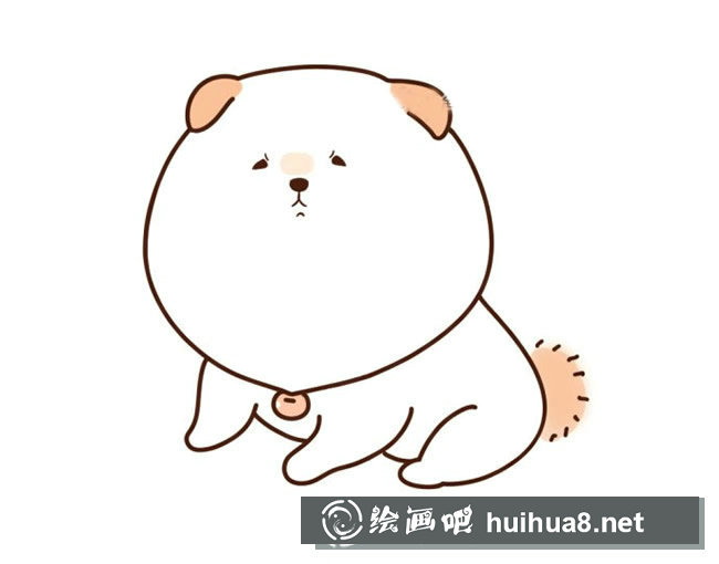 小狗簡筆畫步驟圖片