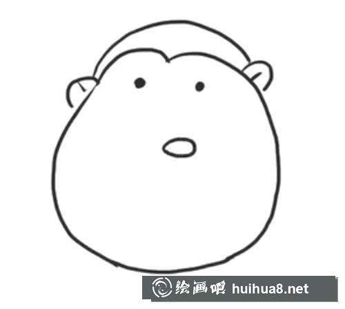 猩猩簡(jiǎn)筆畫怎么畫