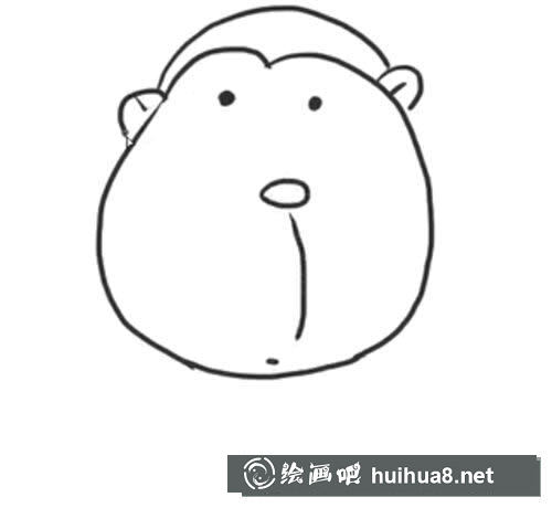 猩猩簡(jiǎn)筆畫怎么畫