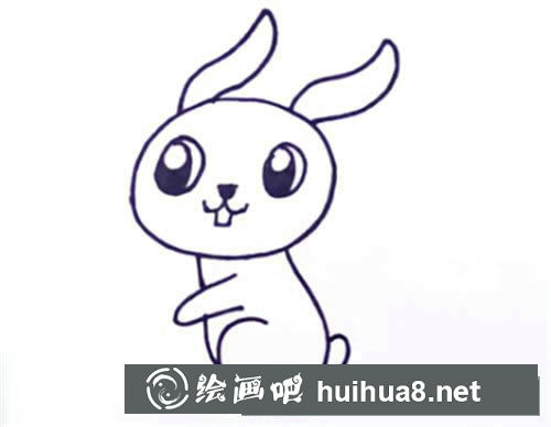 偷蘿卜的兔子簡(jiǎn)筆畫步驟教程