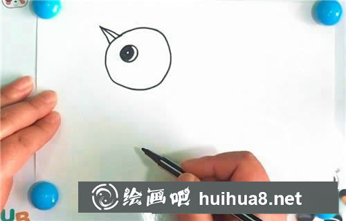 怎樣畫(huà)小雞簡(jiǎn)筆畫(huà)圖片