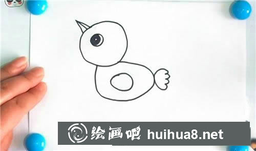怎樣畫(huà)小雞簡(jiǎn)筆畫(huà)圖片