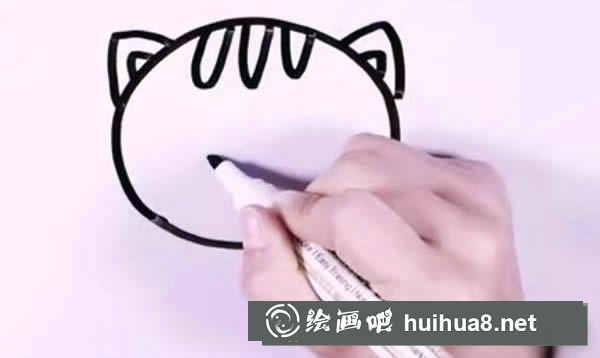 可愛(ài)的小貓簡(jiǎn)筆畫(huà)
