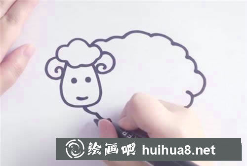 小羊簡(jiǎn)筆畫(huà)具體步驟
