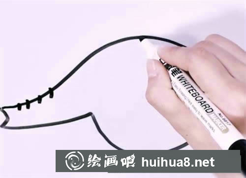 大象艾米麗簡筆畫 大象艾米麗簡筆畫步驟圖片教程