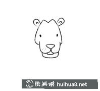 雄獅簡筆畫步驟解析圖