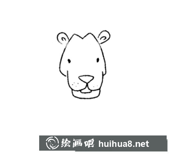 雄獅/獅子簡筆畫步驟圖片
