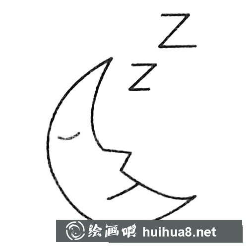 月亮簡(jiǎn)筆畫(huà)畫(huà)法