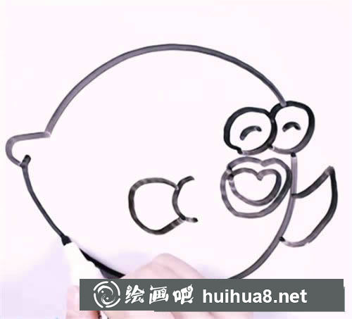 河豚魚簡筆畫