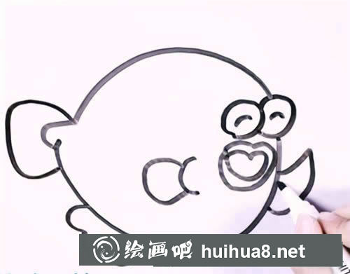 河豚魚簡筆畫