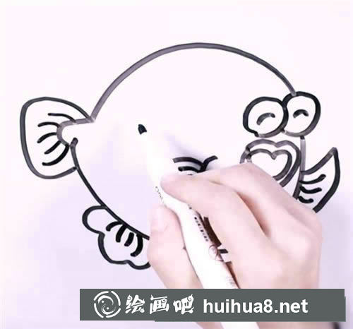 河豚魚簡筆畫