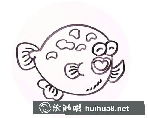 河豚魚簡筆畫